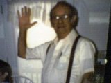 Dad saying hello, in July of '95