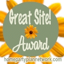 Award from homepartyplannetwork.com